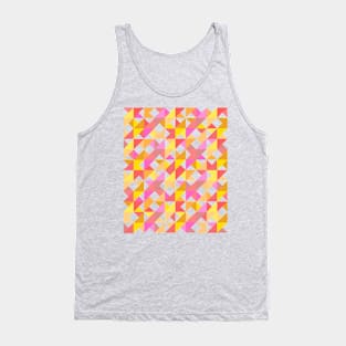 Retro triangle pattern Tank Top